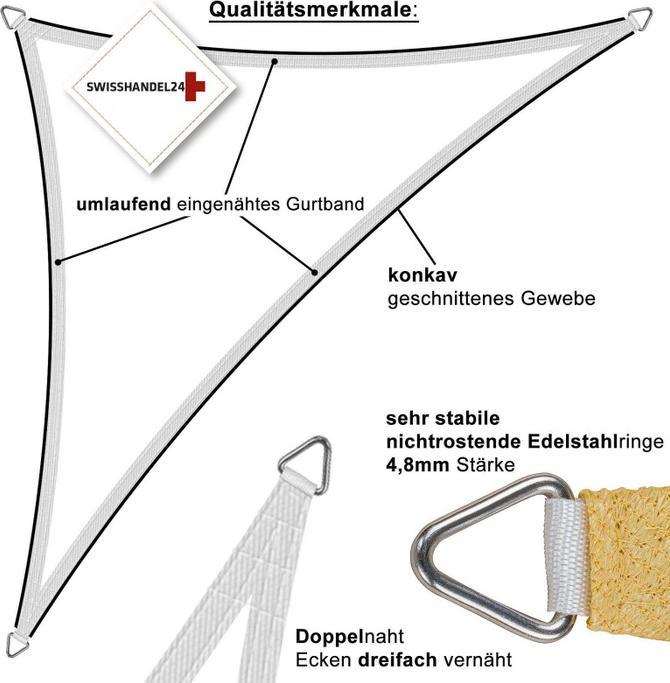 Produktbild Swisshandel24 Sonnensegel trapezförmig (4/5 x 3 m)
