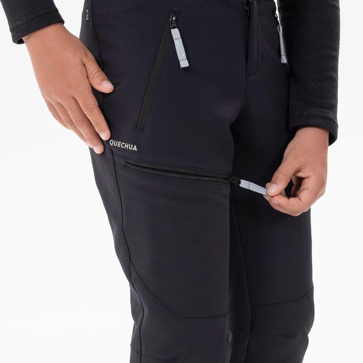Immagine prodotto Quechua Pantaloni invernali softshell per bambini taglia 122-170 caldi per l'escursionismo - SH500 Mountain (6, 7, 8)