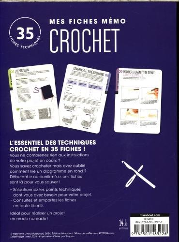 Image du produit Mes fiches mémo crochet : 35 fiches techniques (Français, Bayard Marie-Noëlle, 2024)