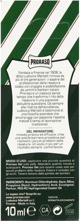 Actual product image Proraso Refreshing Repair Gel (Gel, 10 ml)