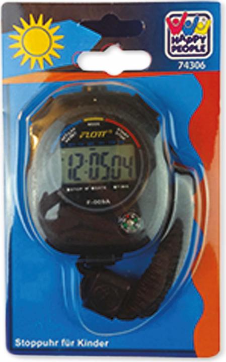 Actual product image Happy People Stopwatch for children (stop, lap, snooze, alarm function & time)