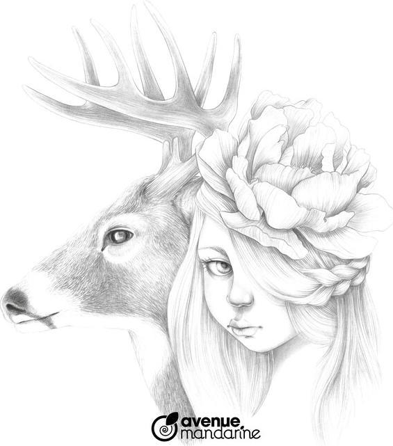 Produktbild Avenue Mandarine Malbuch Coloriage Wild