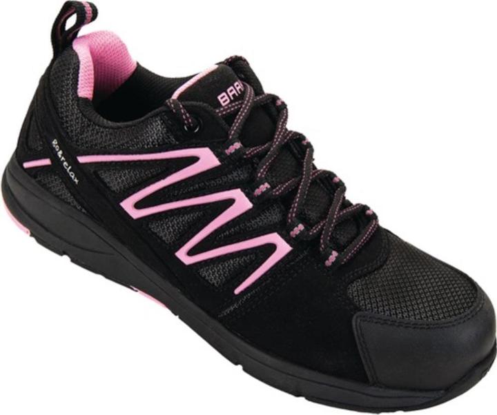 Immagine prodotto Baak Scarpa di sicurezza da donna Silvy2 taglia 39 nero/magenta S1P EN ISO 20345 in microfibra con (S1P, 39)
