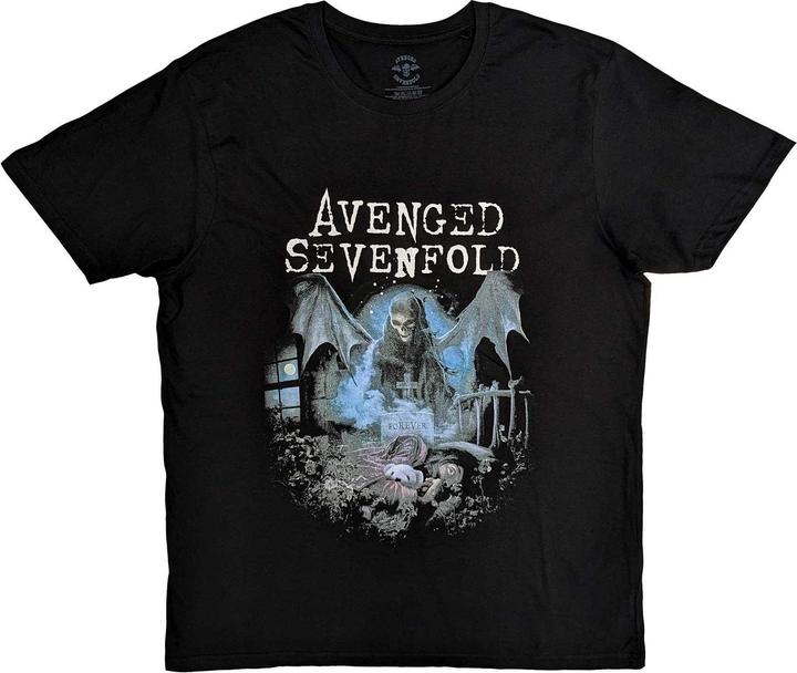 Image du produit Avenged Sevenfold T-shirt unisexe en coton pour adultes, cauchemars récurrents (S)
