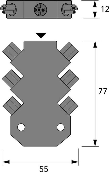 Immagine prodotto Halemeier Distributore LED a 6 vie MP 24 V