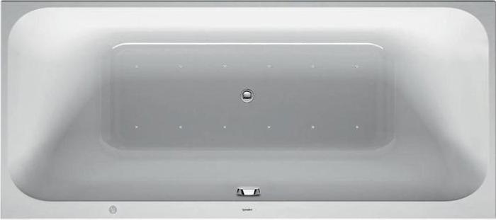 Image du produit Duravit Baignoire balnéo rectangulaire HAPPY D.2 150 l 1700x700 we 1 RS gauche Air-System (150 l, 170 cm, 70 cm)