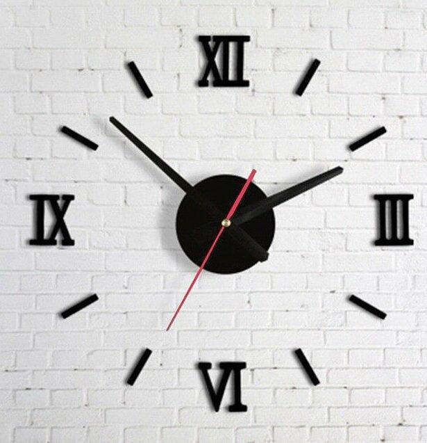 Immagine prodotto Ikonka Orologio da parete con numeri romani neri