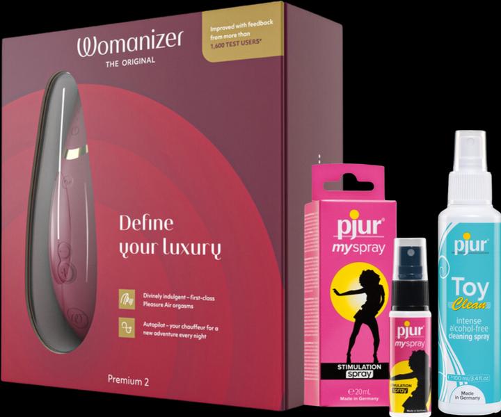 Produktbild Womanizer Premium 2 Bordeaux Set