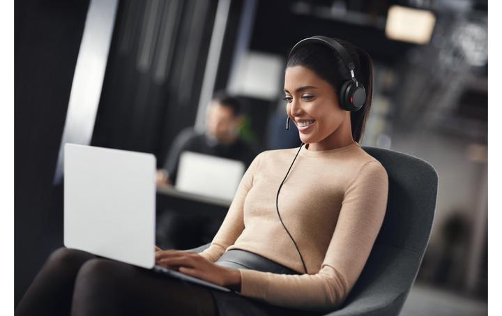 Actual product image Jabra Evolve2 40 SE MS Stereo NC (USB-C) (Cable, USB-C)