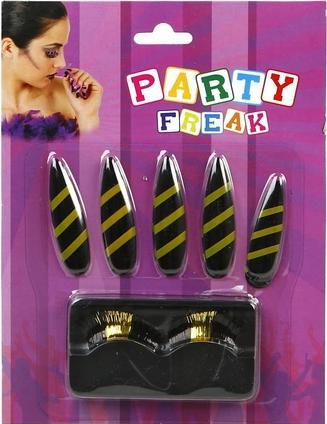 Actual product image Atosa Nail and False Eyelashes Kit Bee Design