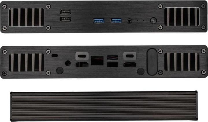 Productafbeelding Akasa Plato WS UCFF behuizing (Intel NUC 11/12/13 Pro), OEM - zwart (UCFF)