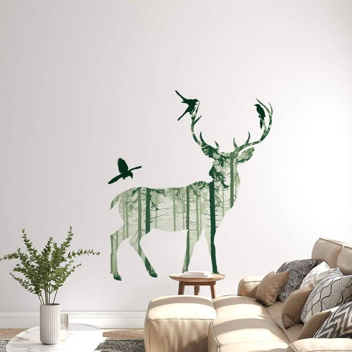 Immagine prodotto Trenddeko Sagoma del cervo (53 x 60 cm)