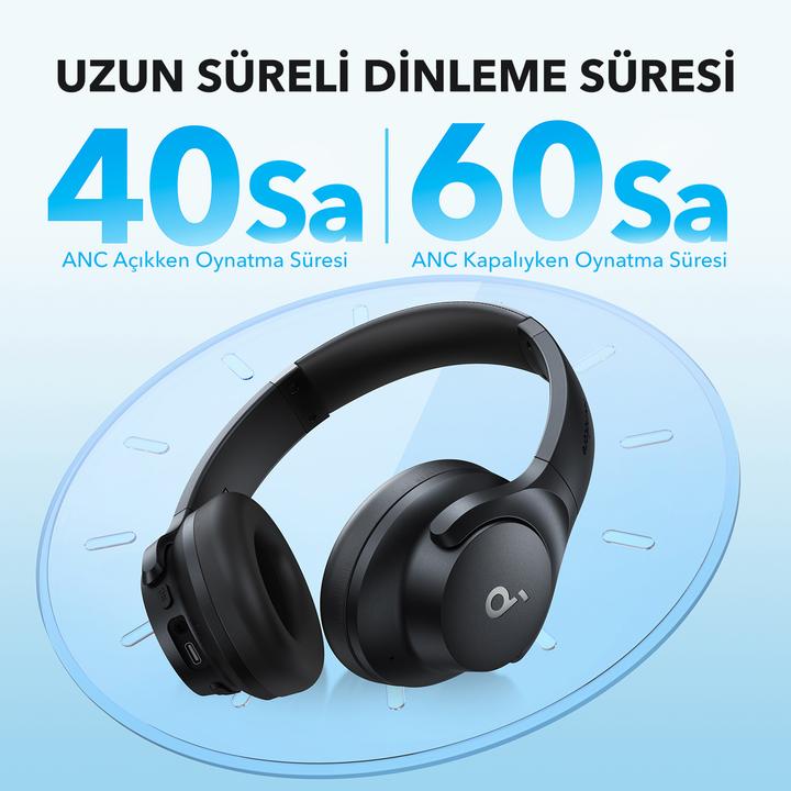 Actual product image soundcore Q20i (ANC, 40 h, Wireless, Cable)
