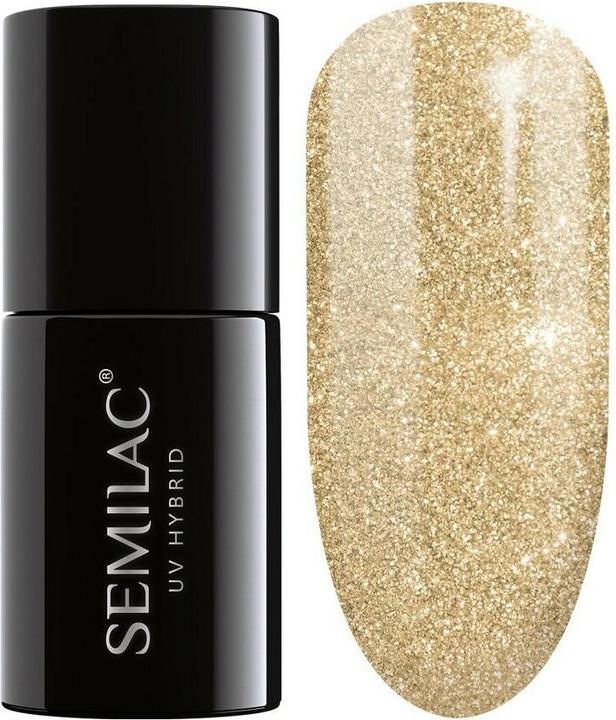 Produktbild Semilac 037 Gold Disco 7ml (UV-Gel Lack)
