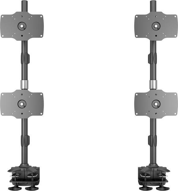 Actual product image Multibrackets M VESA Desktopmount Quad Vertical Desk Clamp 24"-32"