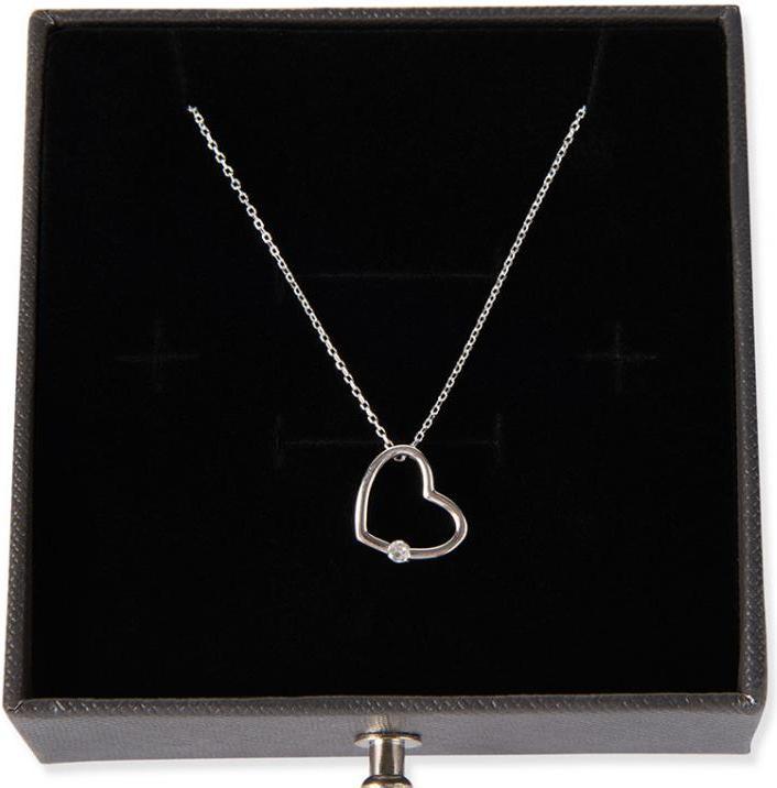 Immagine prodotto TOP Scatola di rose con collana di cuori