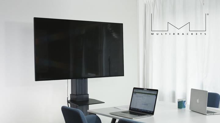 Actual product image Hagor Floorbase Lift Pro freestanding stand system for displays from 122-279cm VESA 800x600 height... (110", 160 kg)