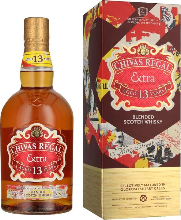 Actual product image Chivas Regal Extra 13 Y.O. Sherry Cask (Blended Whisky, Scotch whisky, 1 x 70 cl)