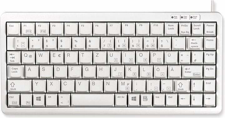 Actual product image CHERRY Keyboard grey Compact Layout DE (DE, Cable)