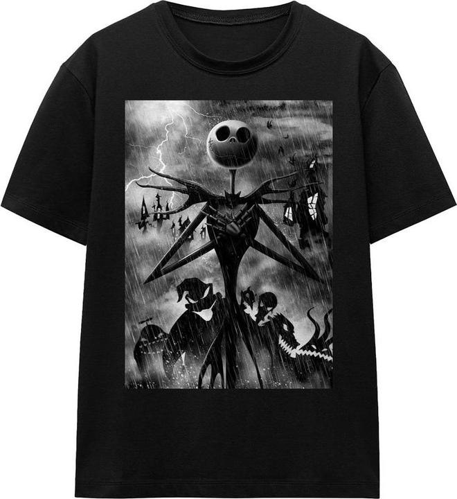 Immagine prodotto The Nightmare Before Christmas Maglietta Jack Skellington Pioggia Adulto Unisex (M)