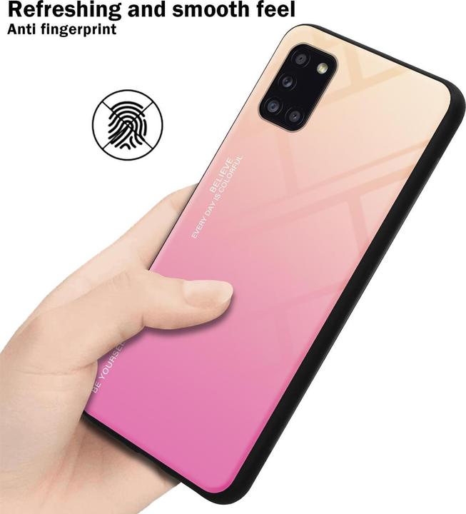 Image du produit Cadorabo Couverture en verre TPU 2 couleurs (Samsung Galaxy A31)