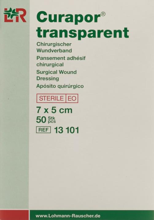 Immagine prodotto Curapor Medicazione ferita 7x5cm trasparente (50 x)
