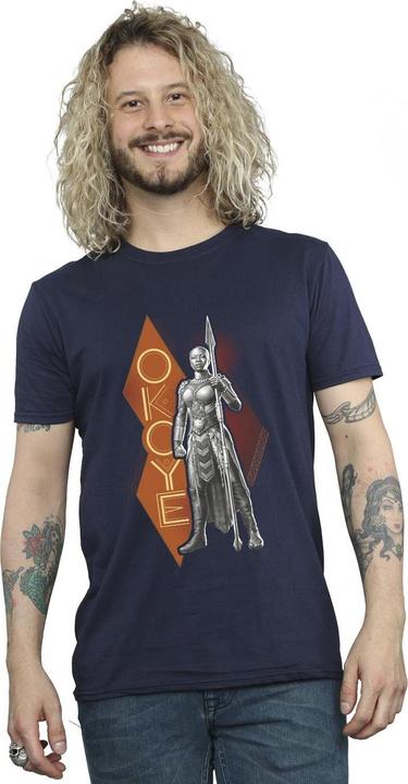 Actual product image Mens Wakanda Forever Okoye Stance T-Shirt (XXL)