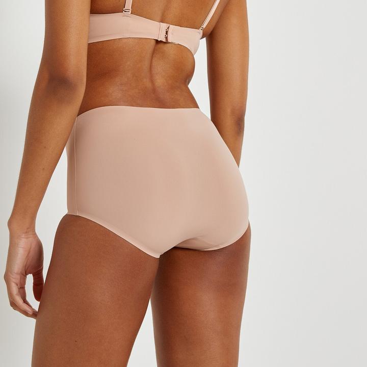 Image du produit La Redoute Collections Lot de 2 slips taille haute (42, lot de 2)