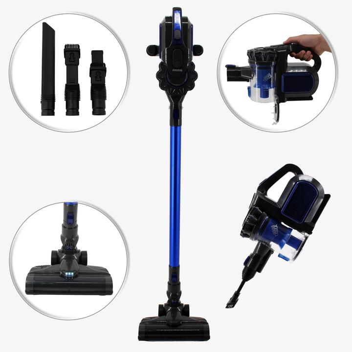 Image du produit Arebos Aspirateur à main Aku - ECO bleu