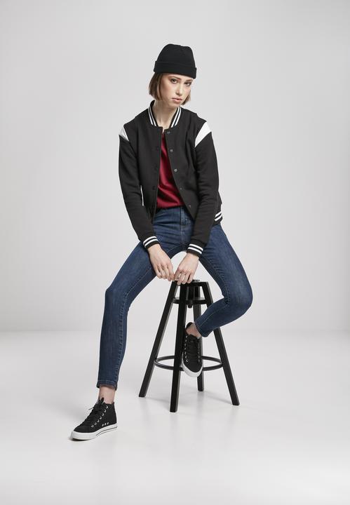 Produktbild Urban Classics Ladies Organic Inset College Sweat Jacket (S)