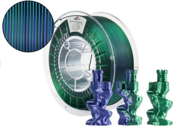 Image du produit Filament · PLA Magic SILK · MYSTIC ORCHID · 1.75mm · 1kg (PLA, 1.75 mm, 1000 g, Multicolore)