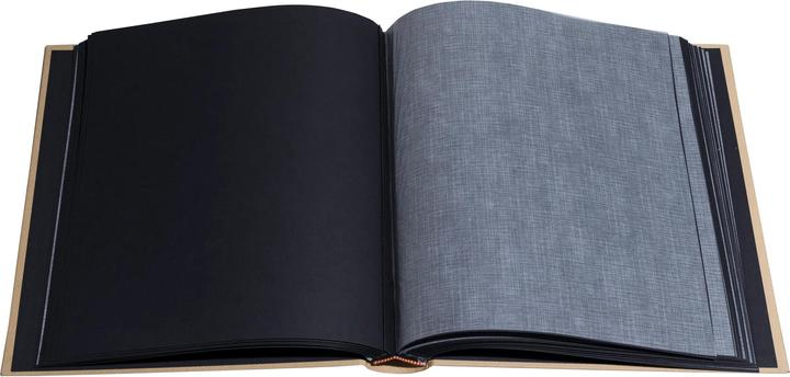 Actual product image Exacompta Fotoalbum, 60 Seiten schwarz, 29x32 cm, OfficeByMe (10 x 15 cm)