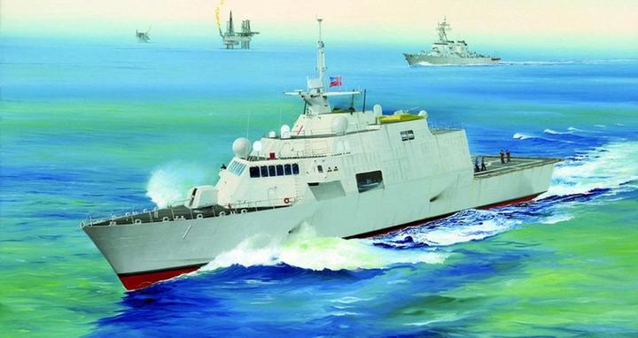 Actual product image Trumpeter USS Freedom (LCS-1)