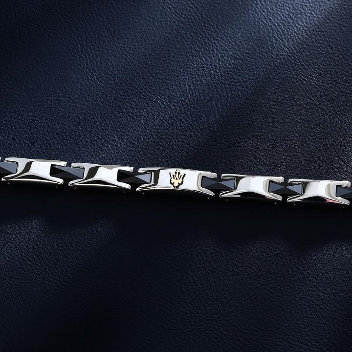 Produktbild Maserati Ceramic Armband (21.50 cm, Edelstahl, Keramik)