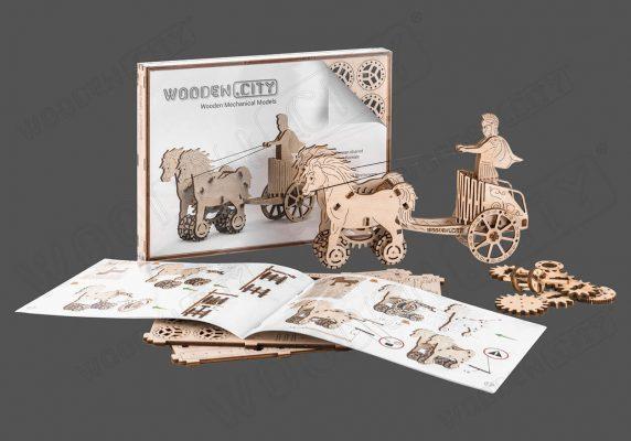 Actual product image WoodenCity Roman Chariot