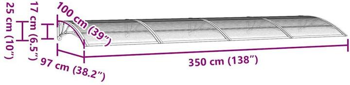 Image du produit VidaXL Thomasina (350 x 100 cm)