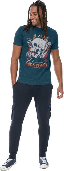Actual product image DUKE Mens Neal D555 Skull Crew Neck Kingsize T-Shirt (4XL)