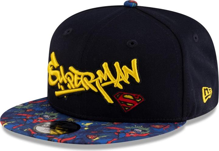 New Era 9Fifty Snapback Kinder Cap - Superman Graffiti Youth (55, 56, 54 C)