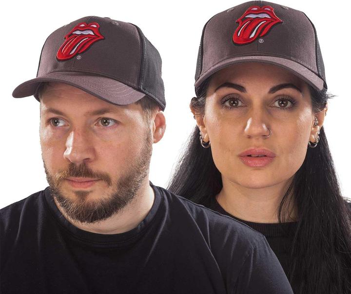 Actual product image The Rolling Stones Unisex Adult Classic Tongue Baseball Cap (One size)