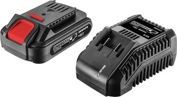 Actual product image Graphite Battery pack 18V 2.0Ah with Energy+ charger (18 V)