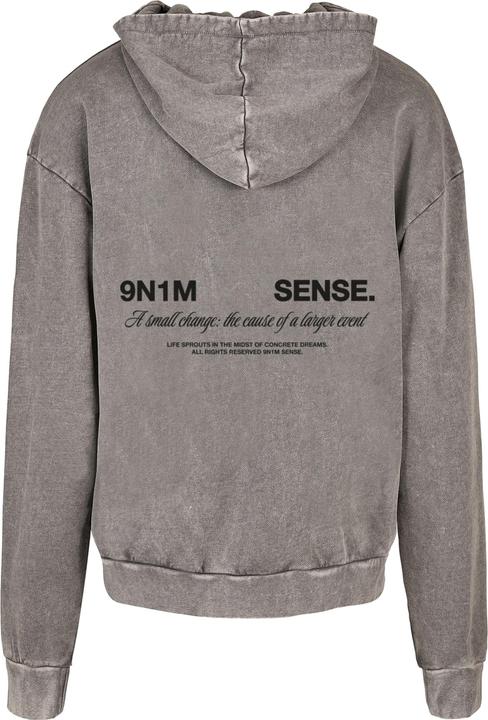 Actual product image 9N1M Sense SENSE CHANGE Acid Washed Hoodie - 140779 (S)