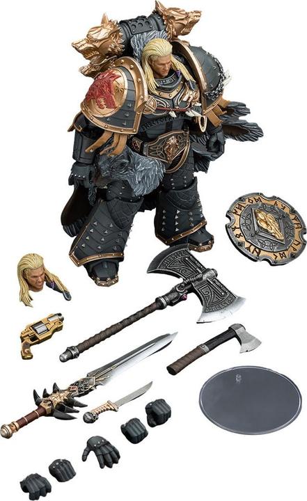 Image du produit Joy Toy Warhammer The Horus Heresy Figurine 1/18 Space Wolves Leman Russ Primarch of the VIth Legion 12 c