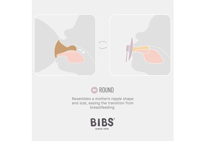 Produktbild Bibs Flaschensauger Silicone Medium Flow 2 Stück