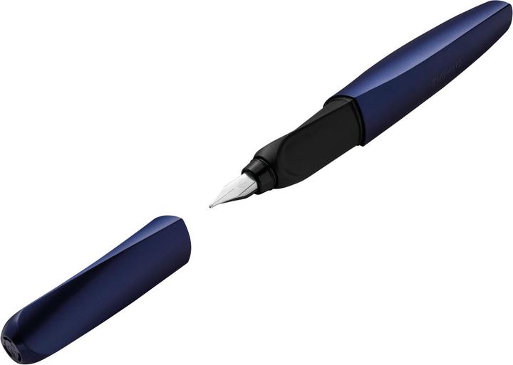 Actual product image Pelikan Twist Night Breeze M fountain pen for right & left hands (Night blue, 1 x)