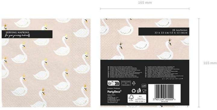 Image du produit Partydeco Napkins (20 x, 33 x 33 cm)