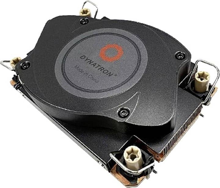 Produktbild Dynatron N3 Intel CPU cooler 1U 4189-4-5 P4-P5 or P+ Copper1100 Heatsink with Vapor Chamber Base act (27 mm)