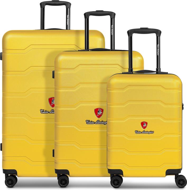 Tonino Lamborghini Bologna 4 Rollen Kofferset 3-teilig (228 l, XL (from 140l))