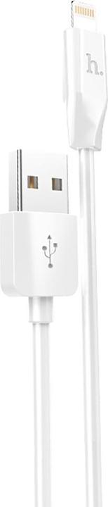 Image du produit Hoco - Data Cable Rapid (X1) - USB-A to Lightning, 10.5W, 2.4A, 2m - White (2 m, USB 3.2 Gen 1)