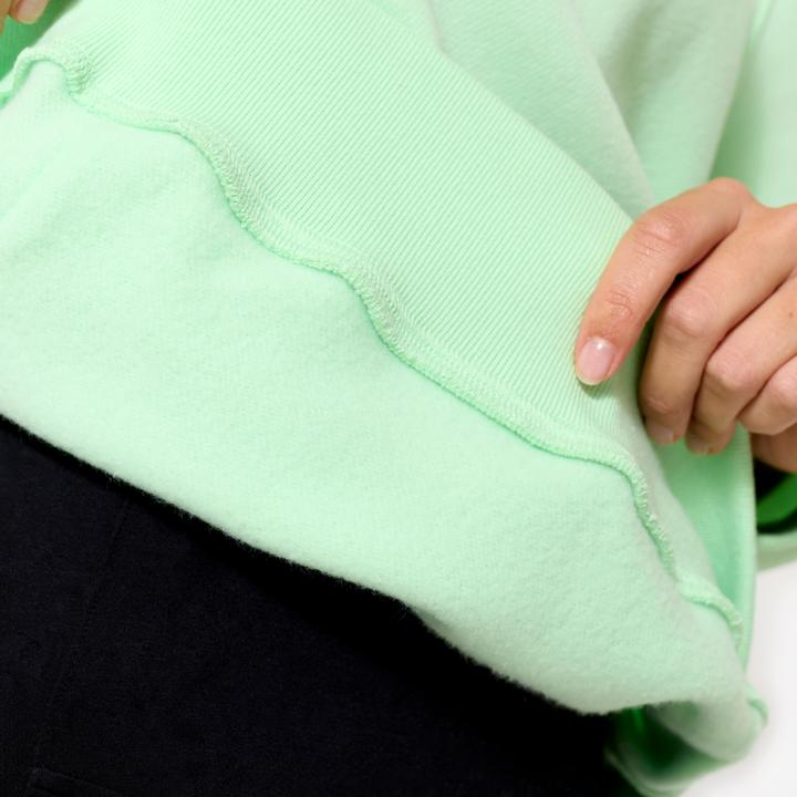 Actual product image Domyos Hoodie Damen Oversize - 520 hellgrün (XXL)