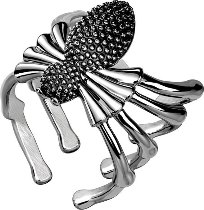 Produktbild Star Piercing Ring silber Spinne (ohne Messing, Chirurgenstahl 316L)